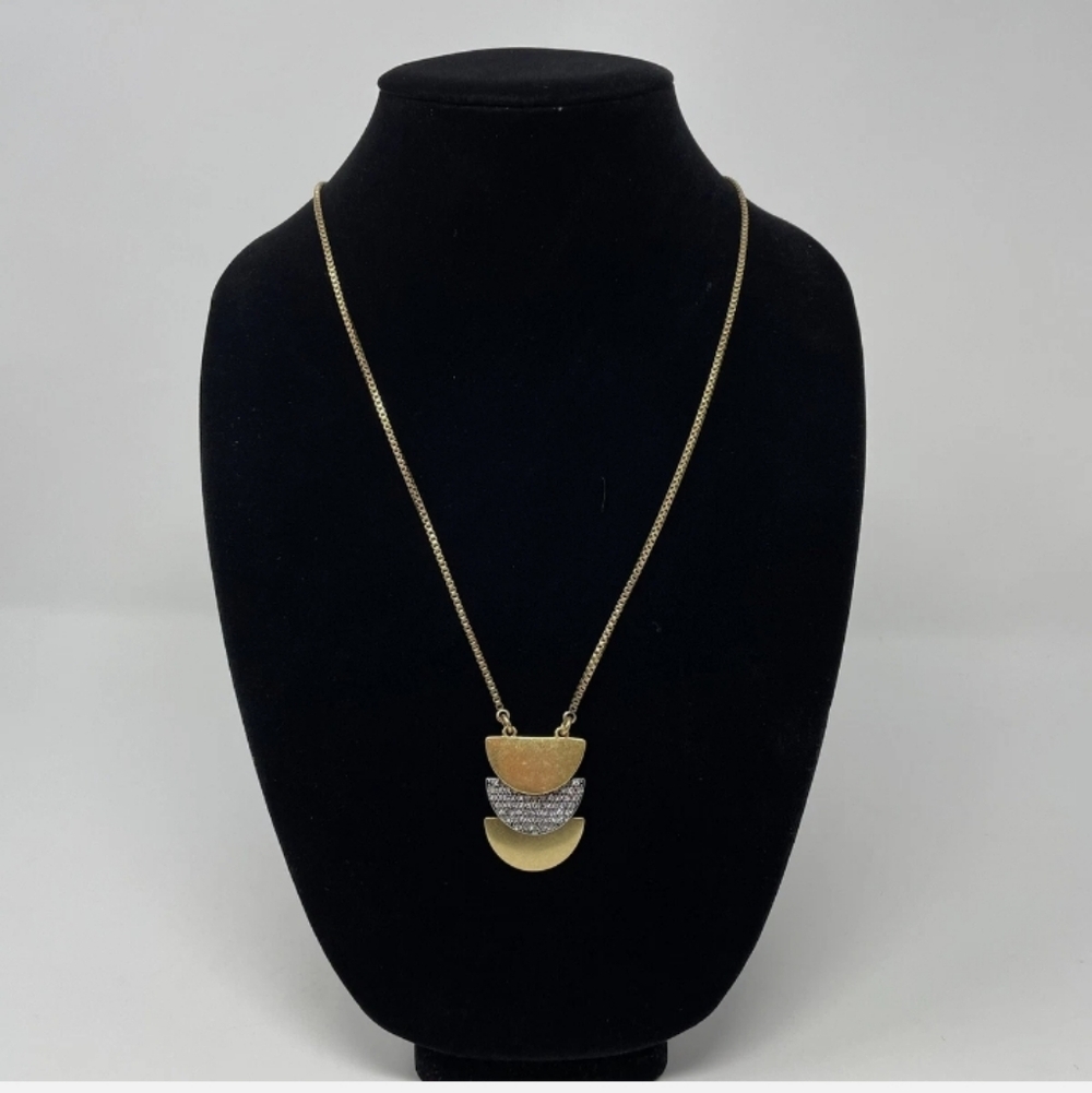 NEW J. Crew Gold and Silver Layered Necklace